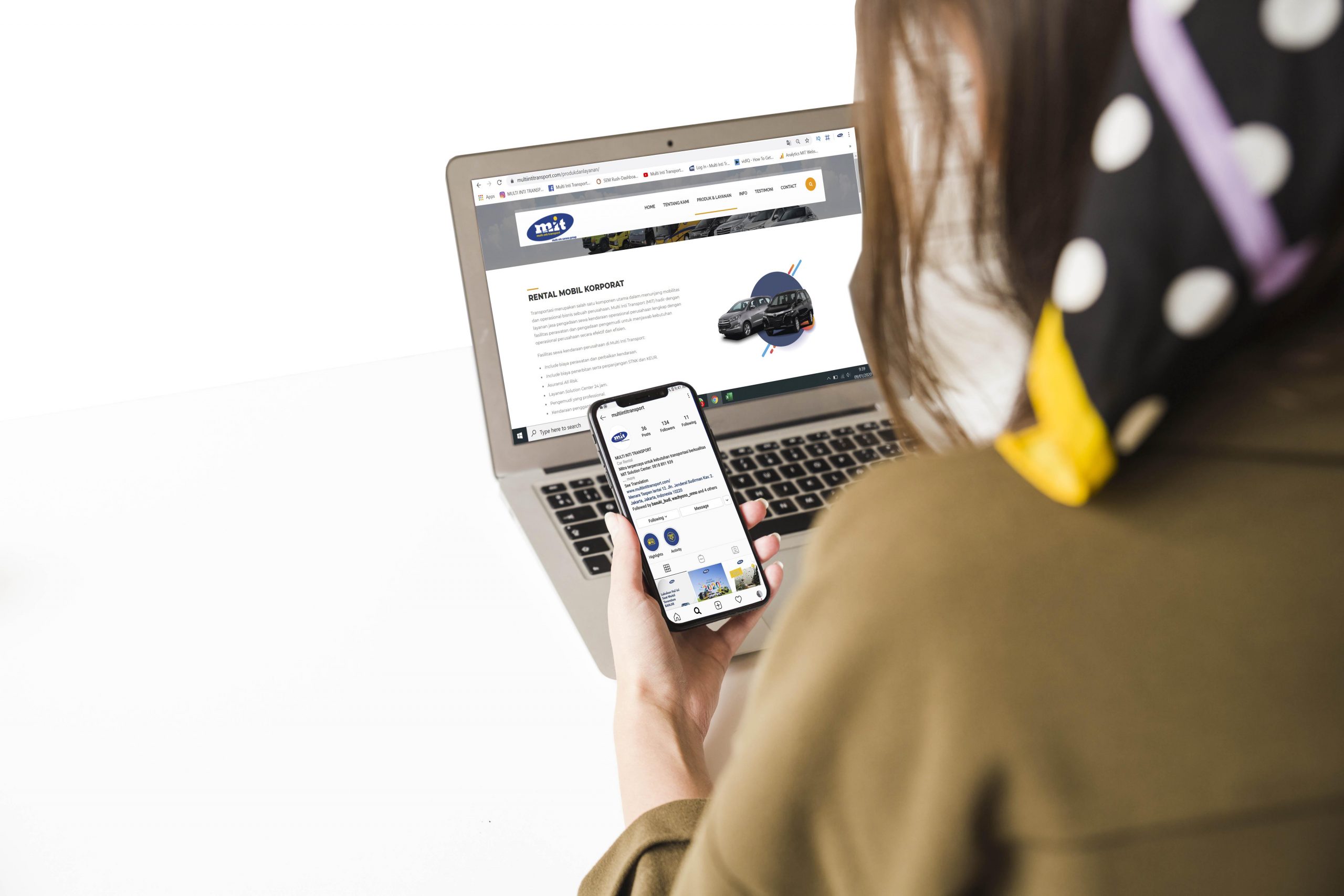 Website rental mobil MIT